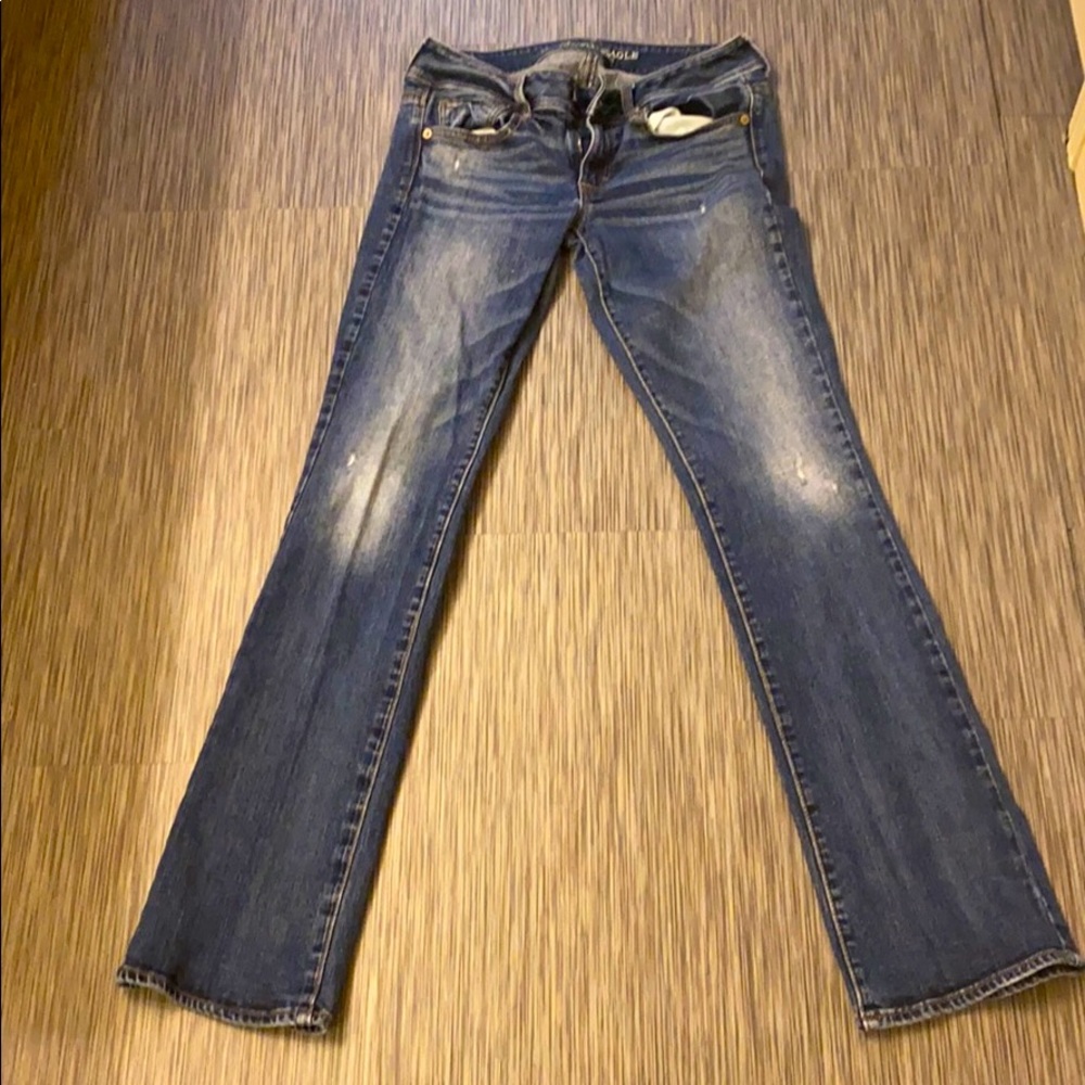 American eagle kick boot jeans size 6 long
